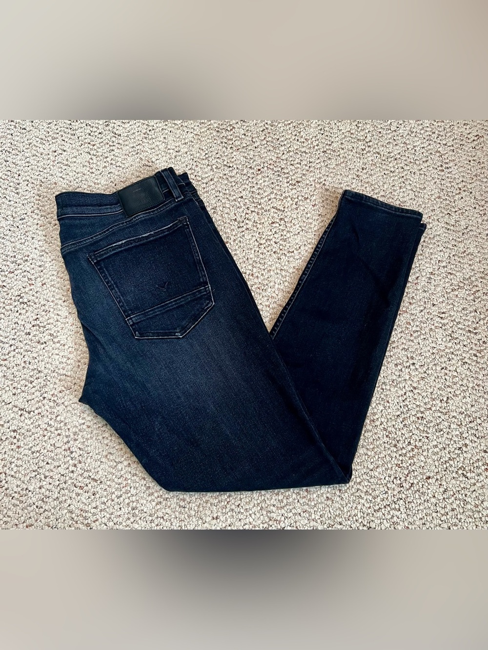 Men’s Hudson Jeans Dark Blue Washed Slim Fit Jeans